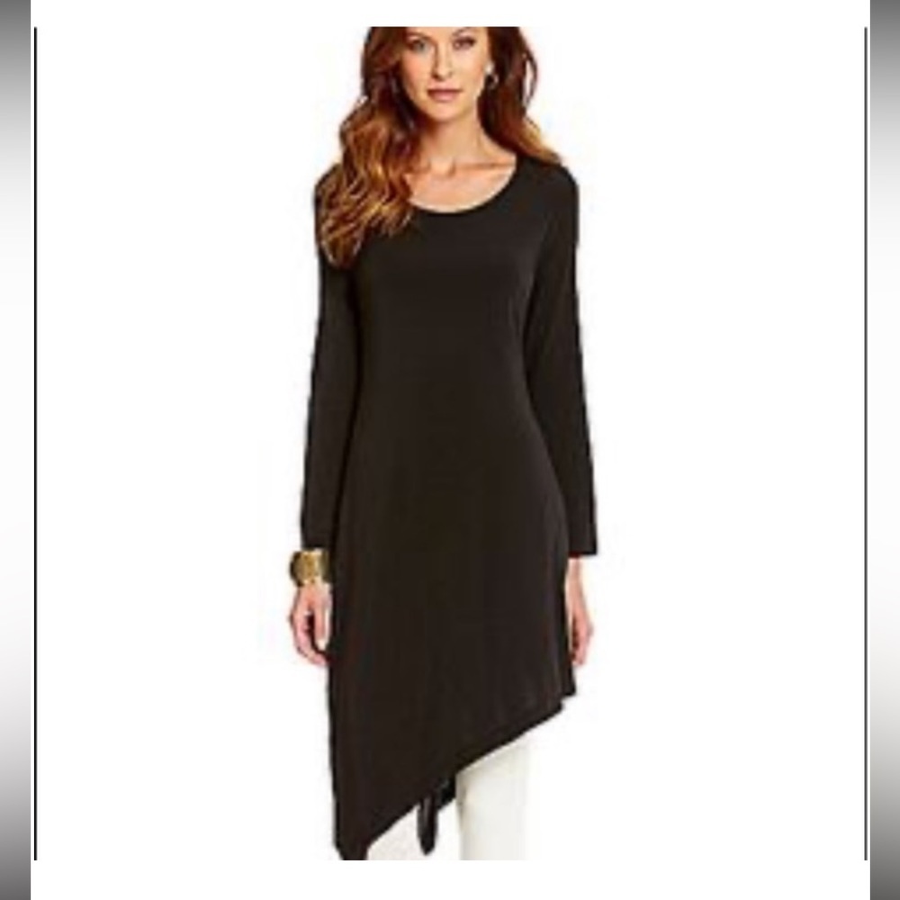 Bryn Walker Nada Asymmetrical Hem Long Sleeve Tunic. Size Small.